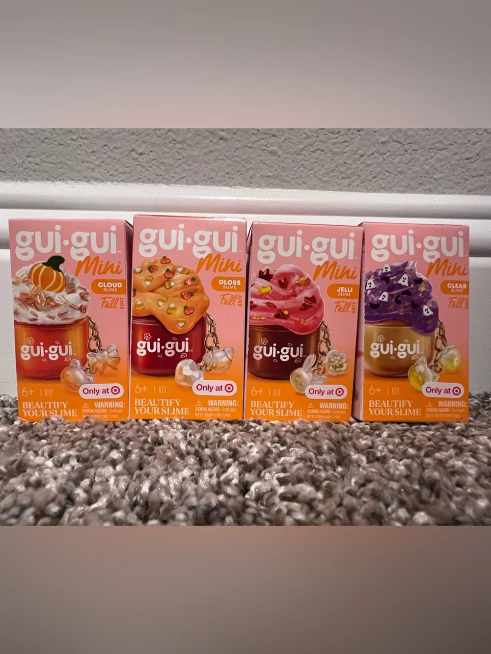 Mini Gui Gui Fall edition Slime Kit - 4 pack